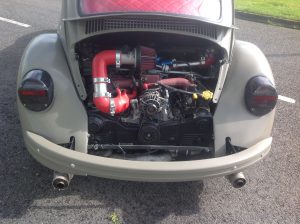 VW bug sti engine view