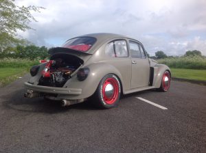 VW bug sti engine bay