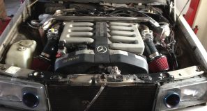 Mercedes 190 V12 project engine swap