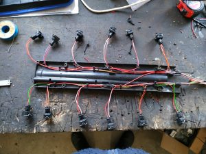 Making an engine wiring harness for the W201 V12 10