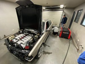 Mercedes 190 V12 Dyno DAY and Power Results !!!! 2