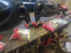 S124 suspension rebuild with strongflex bushings 6