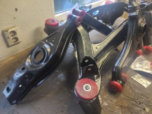 S124 suspension rebuild with strongflex bushings 9