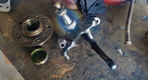W124 front wheel bearing installation & dust cap failure 6