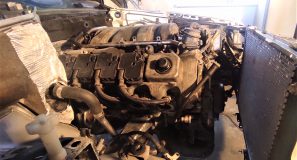 Engine mounts done Mercedes V8 turbo project 11