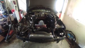 S124 V8 rebuild chassis and engine bay after paint and coating 2