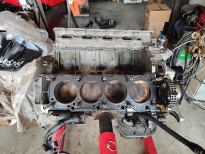 M113k Cylinderhead swap on M113 turbo 1